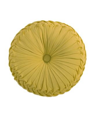 Viviana Pleated Decorative Pillow, 16" Round