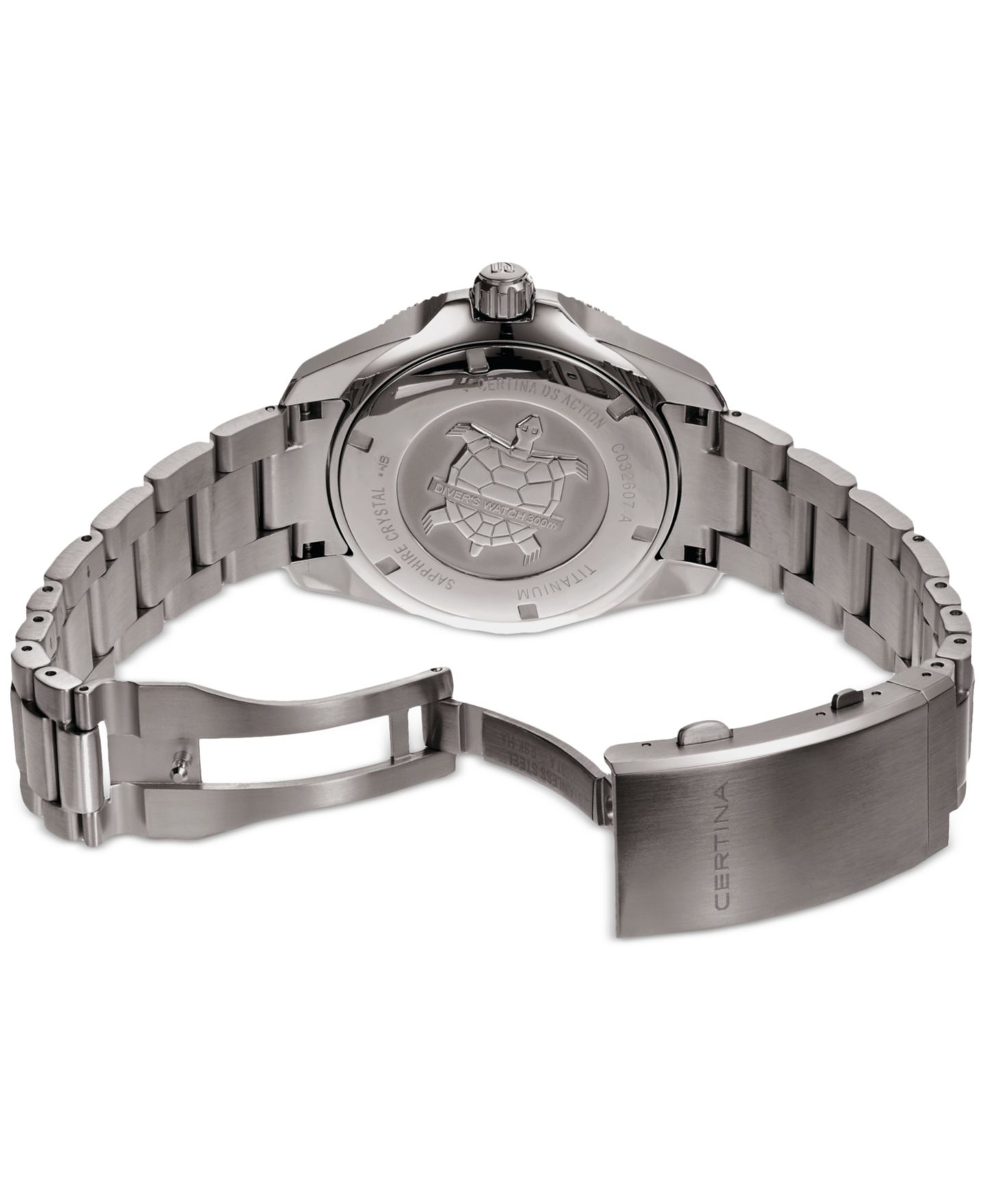Мужские часы Certina Swiss Automatic DS Action Diver Stainless Bracelet Watch 43mm — фото 4