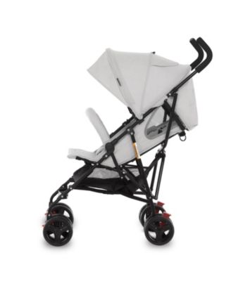 Vista Moonwalk Stroller with Compact Fold & Canopy in Light Gray