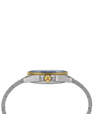 Unisex Swiss Automatic DS Action Diver Two-Tone Stainless Steel Bracelet Watch 38mm