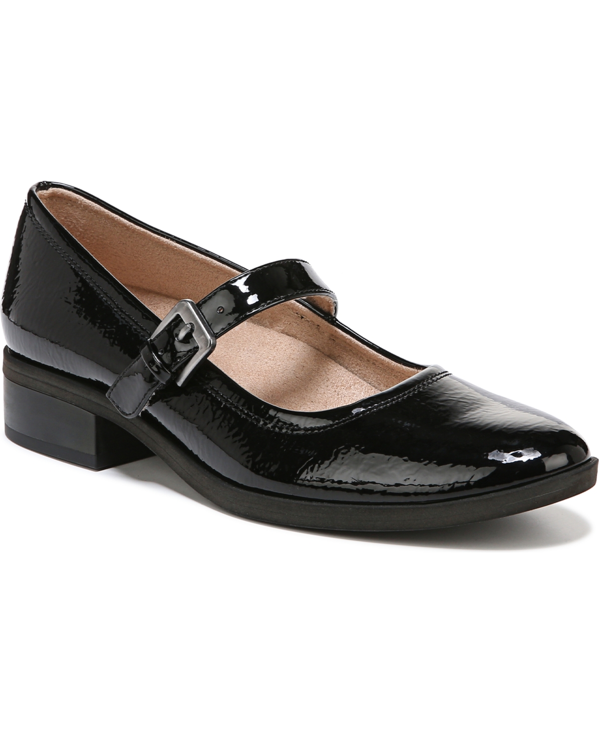 Shop Soul Naturalizer Ramona Mary Janes In Black Faux Patent