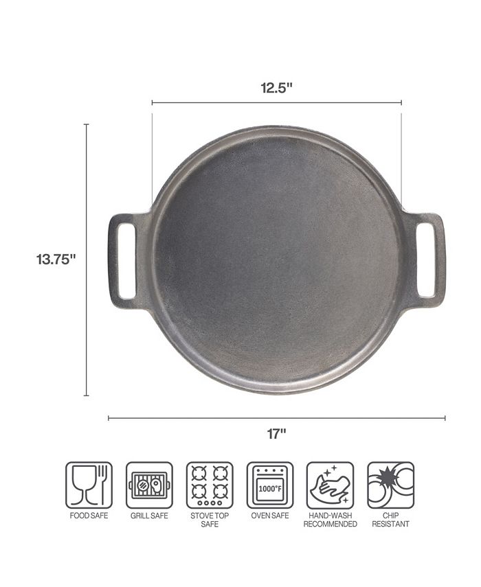 Wilton Armetale Gourmet Grillware Handled Pizza Tray Macy's