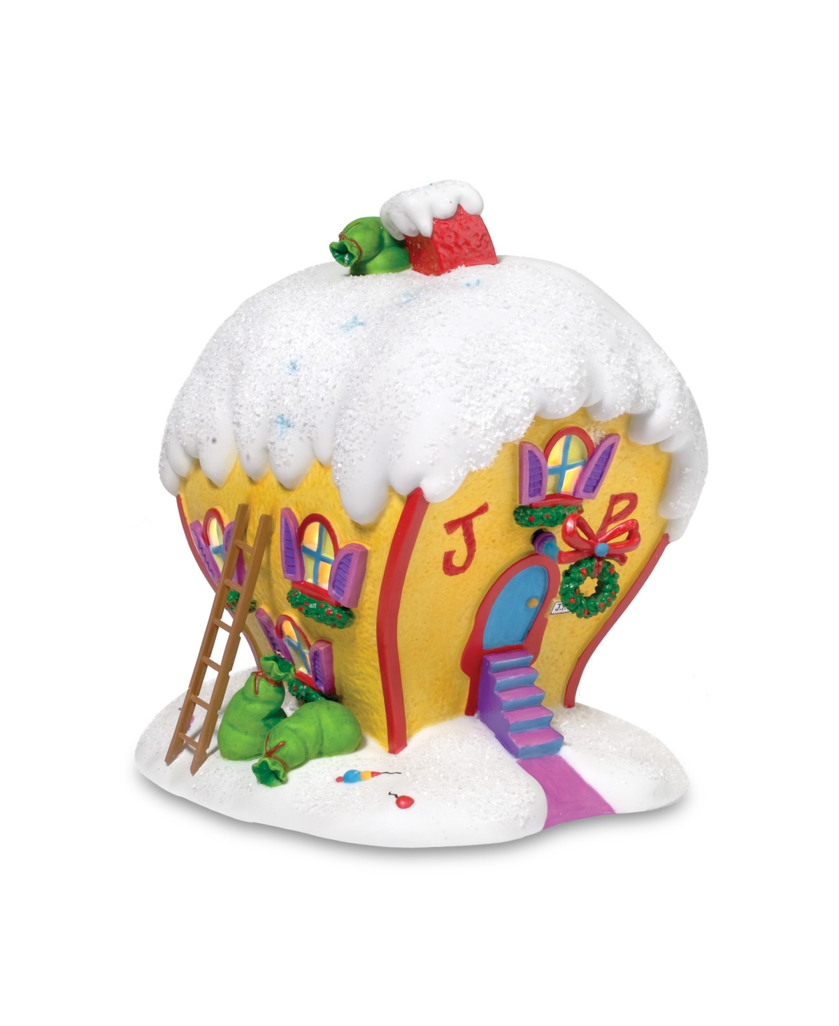 Department Five Cindy-lou Who's House Figurine In Multi