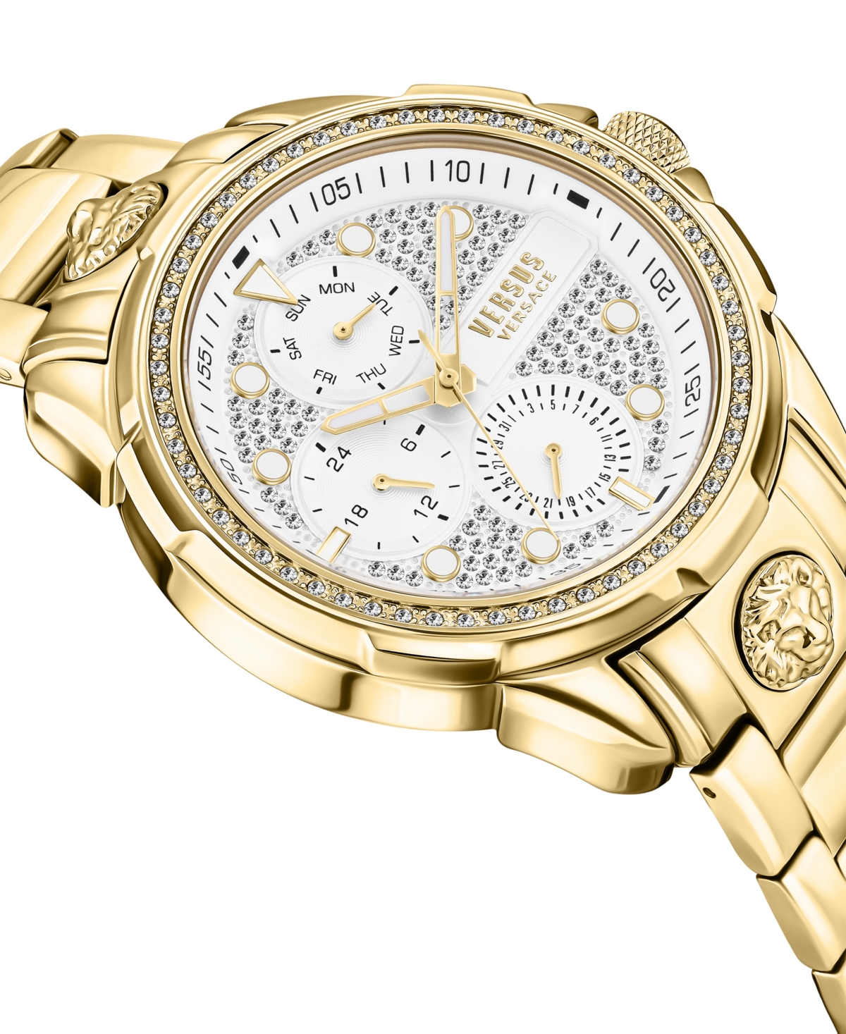 Versus Versace Men's Three-Hand Quartz 6e ArrondissementTone Stainless Steel Bracelet 46mm - Gold