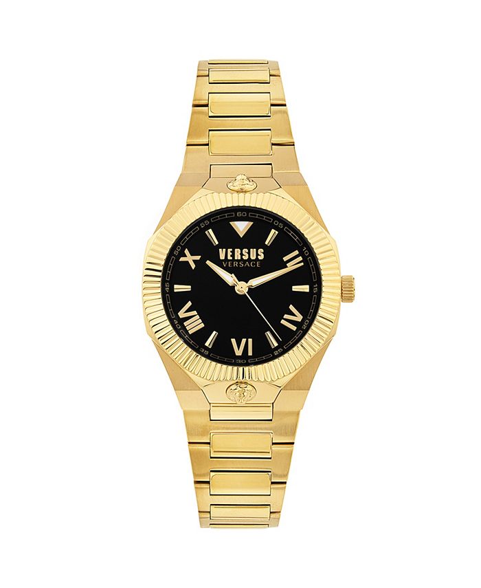 Versus Versace Women s Three Hand Quartz Echo Park Gold Tone