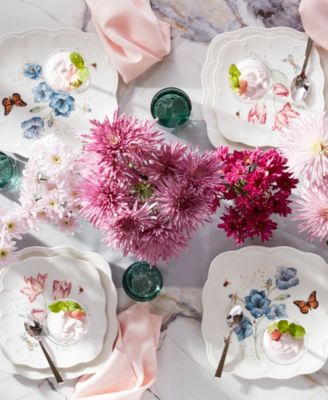 Butterfly Meadow Square 18 Pc. Dinnerware Set, Service for 6, Exclusively at Macy’s