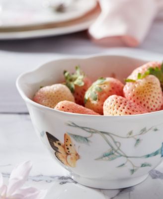 Butterfly Meadow Rice Bowls, Set of 4