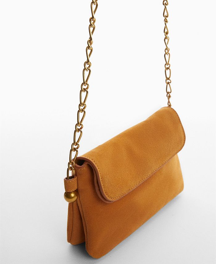 Mango black clearance suede bag