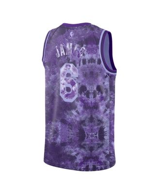 Men's and Women's LeBron James Purple Los Angeles Lakers Select Series Swingman Jersey