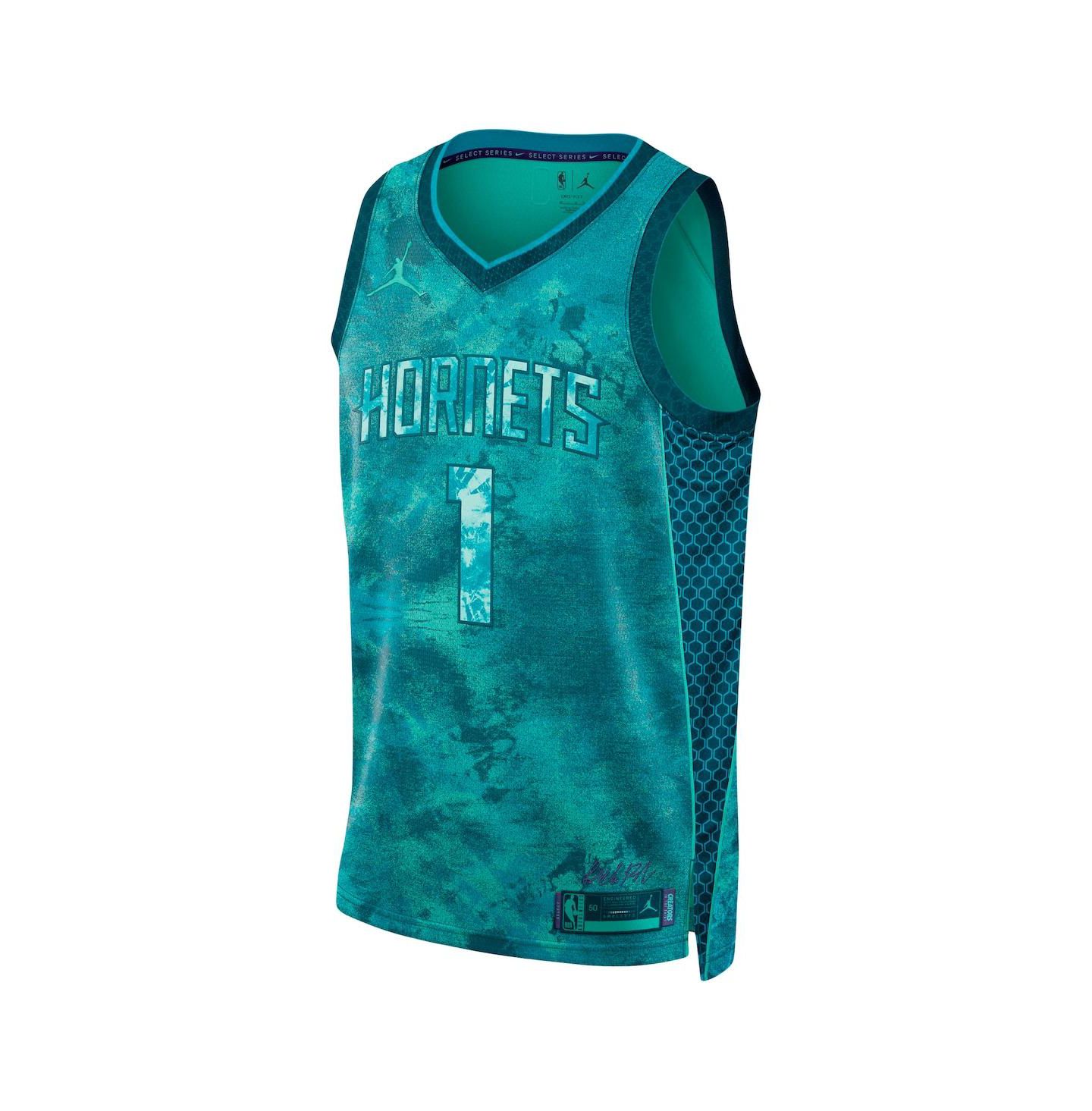 Топ Nike LaMelo Ball Mint Charlotte Hornets Select Series Swingman Jersey — фото 3