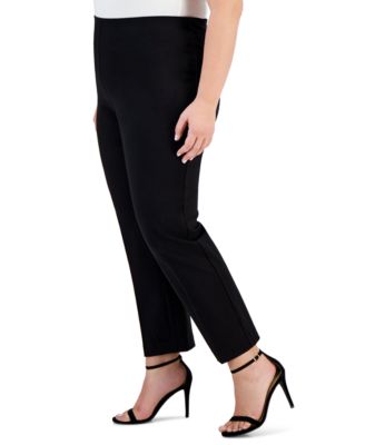 Plus Size Hollywood Slim-Fit Ankle Pants