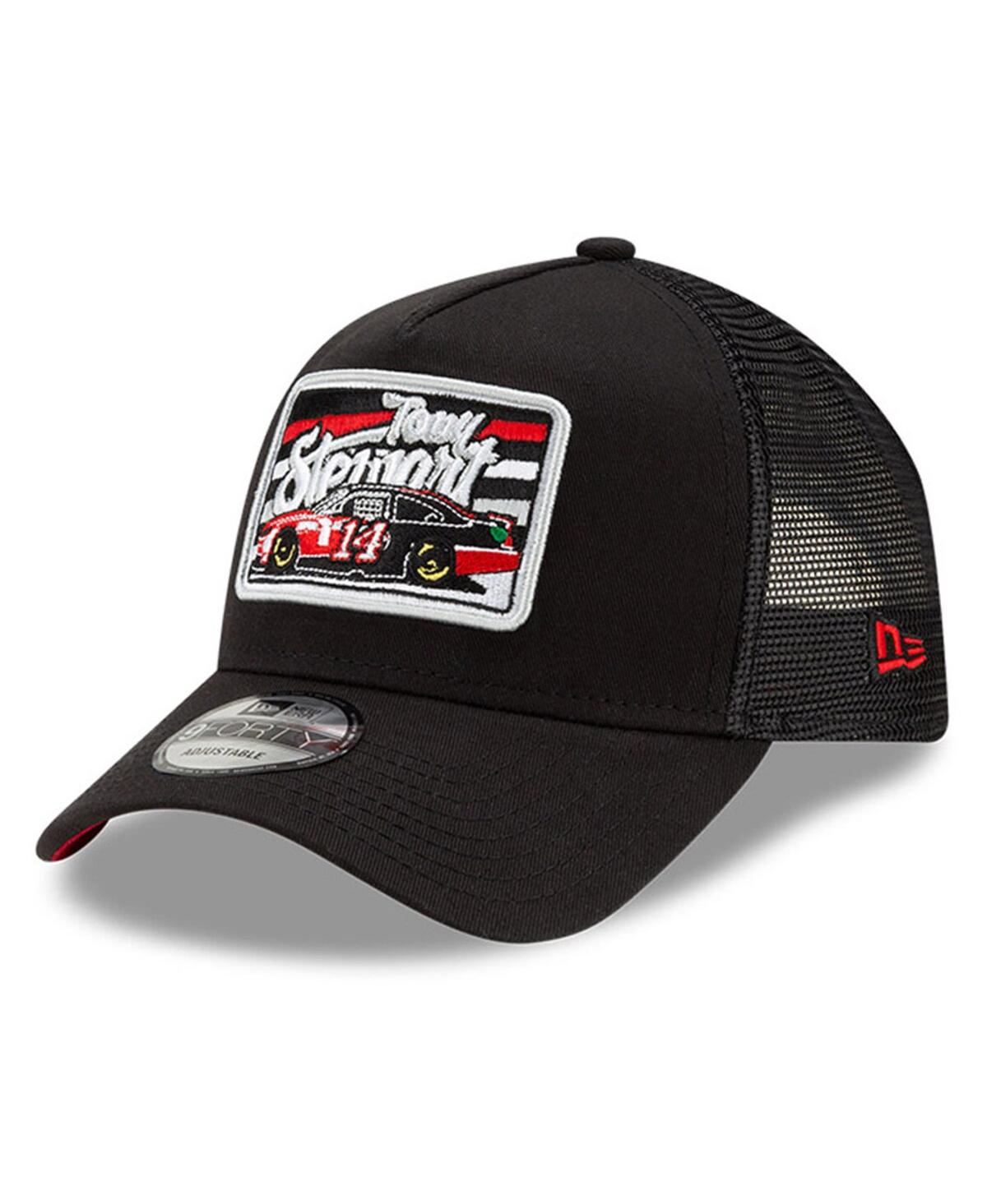 Shop New Era Men's  Black Tony Stewart Legends 9forty A-frame Adjustable Trucker Hat