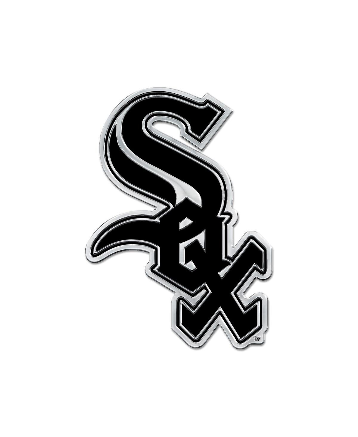 Wincraft Chicago White Sox Team Chrome Car Emblem In Black