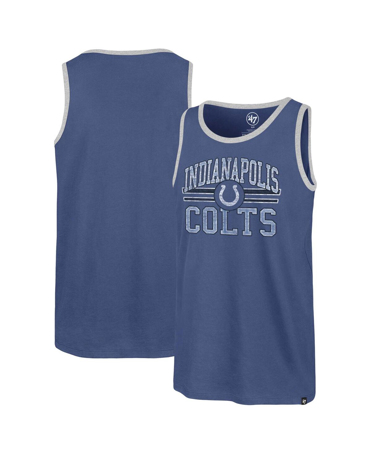 47 Brand Men's ' Blue Indianapolis Colts Winger Franklin Tank Top