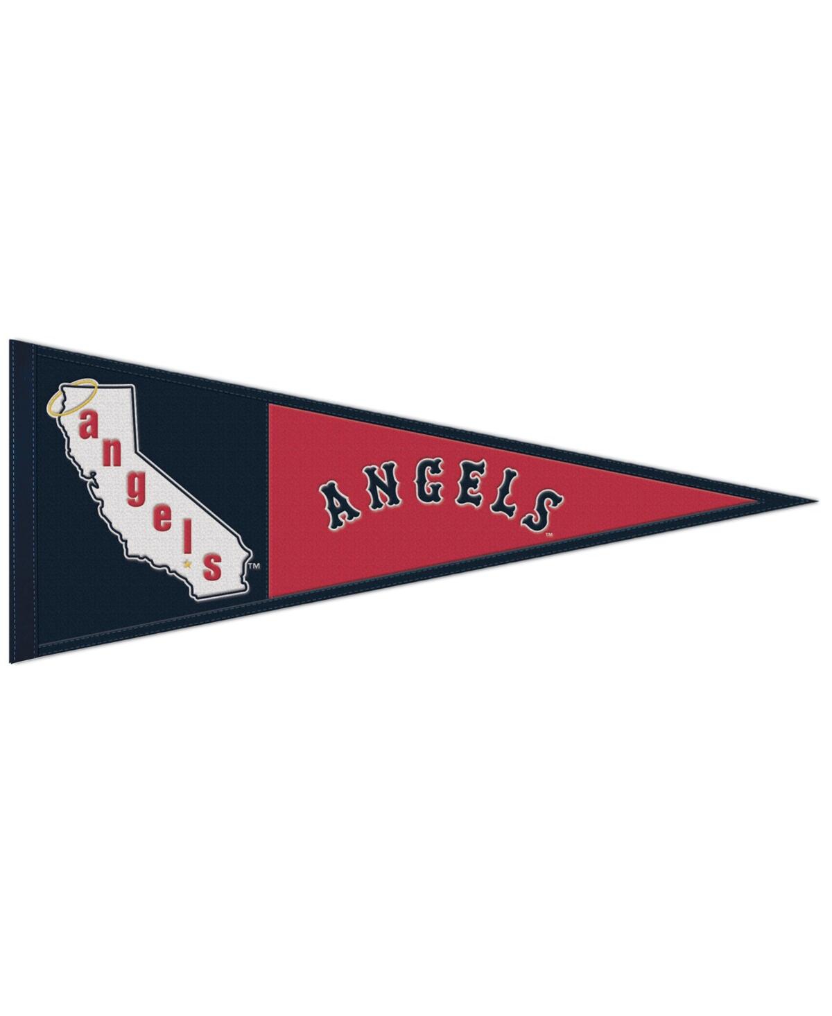 Wincraft Los Angeles Angels 13" X 32" Retro Logo Pennant In Navy,red