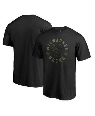 Men's Black Milwaukee Bucks Liberty T-shirt