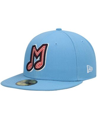 New Era Men's Light Blue Memphis Redbirds Authentic Collection Team Alternate 59FIFTY Fitted Hat
