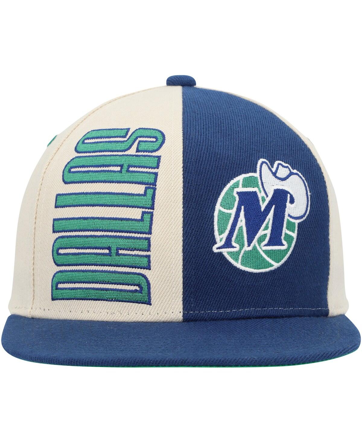 Mitchell & Ness Men's  Cream Dallas Mavericks Hardwood Classics Pop Snapback Hat In Cream