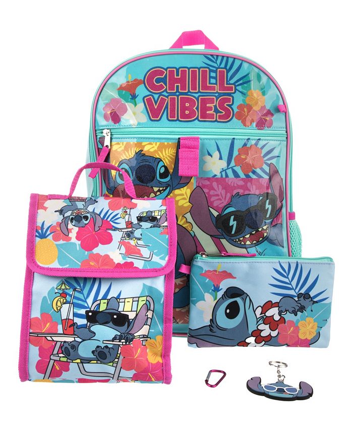 New DISNEY STORE Stitch Backpack and Lunch Box Set