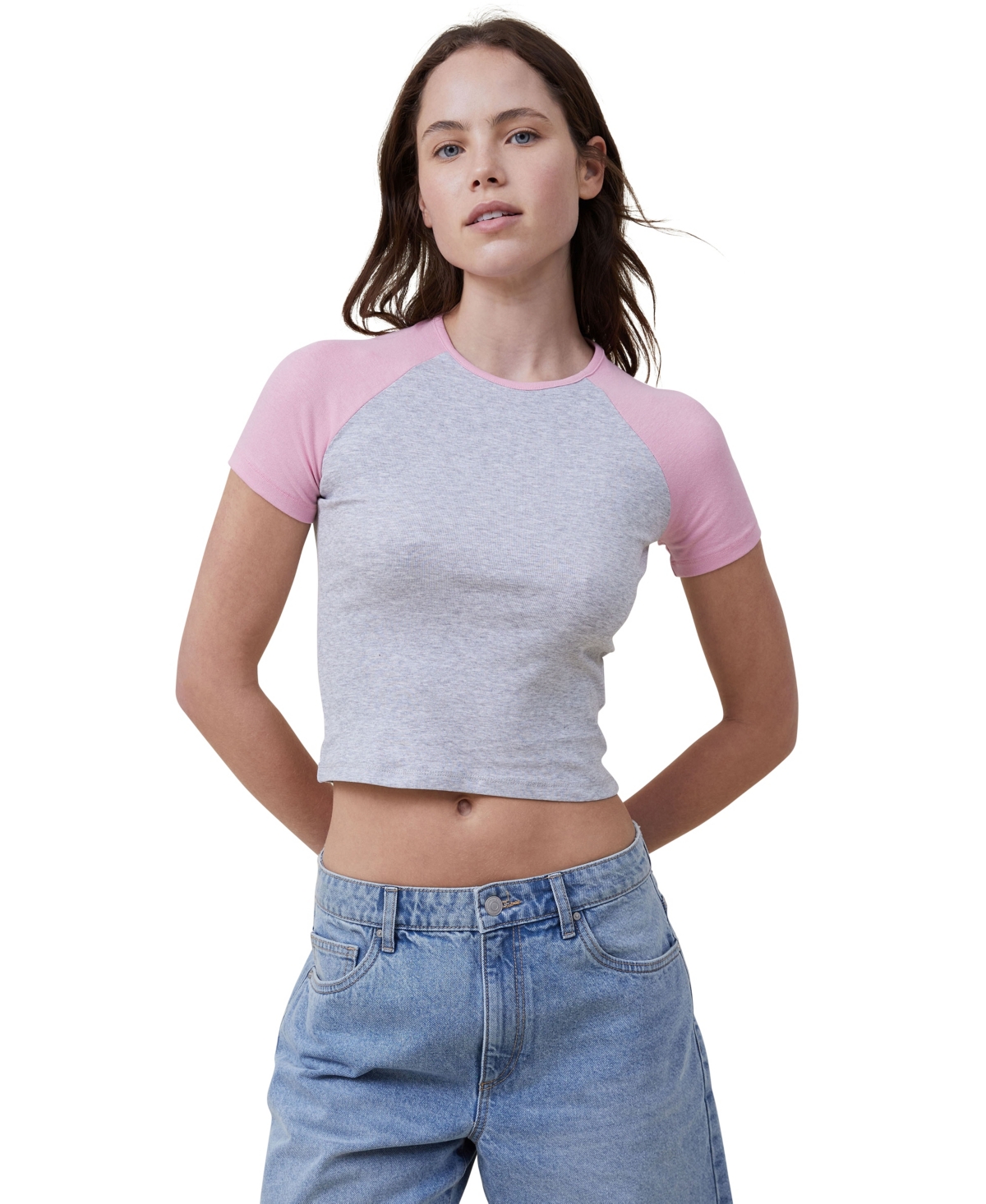 Cotton On Women's Jesse Raglan Short Sleeve T-shirt
