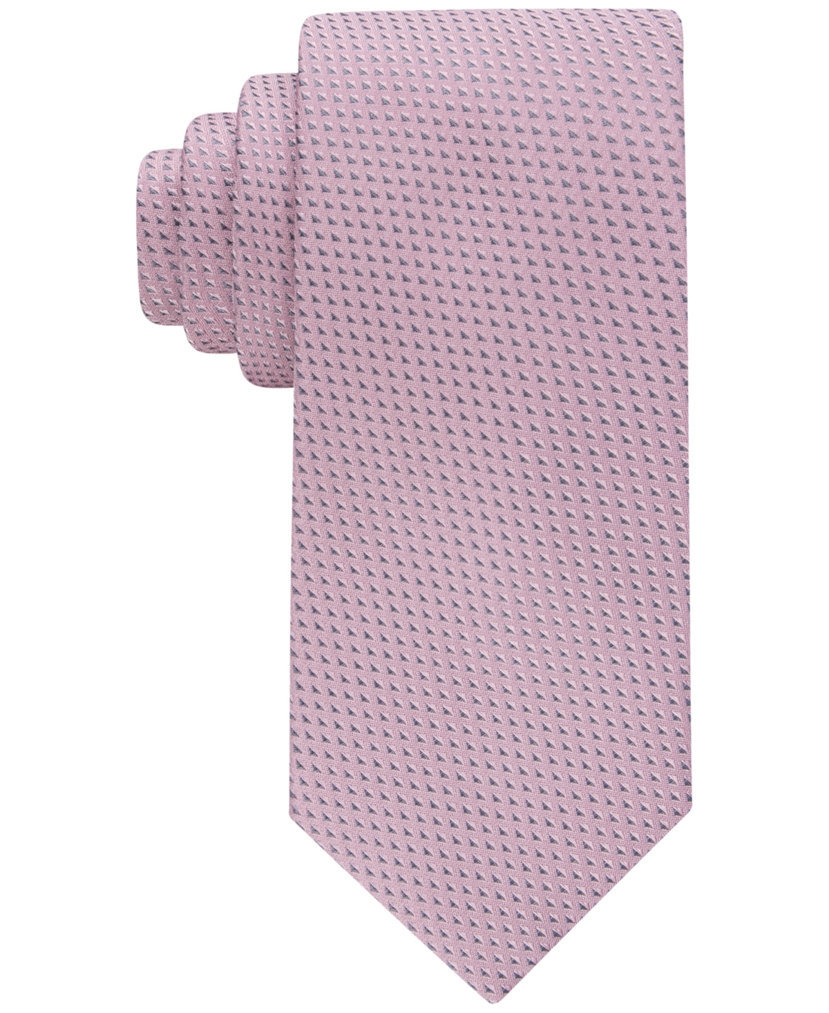 Shop Calvin Klein Men's Micro-diamond Tie In Pink