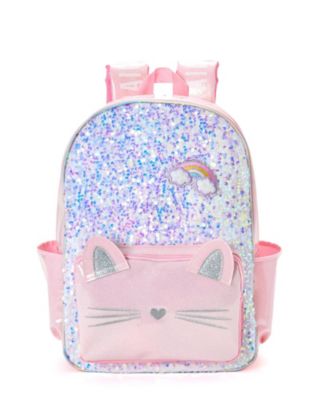 InMocean Little and Big Girls Sequined Kitty Backpack - Macy's