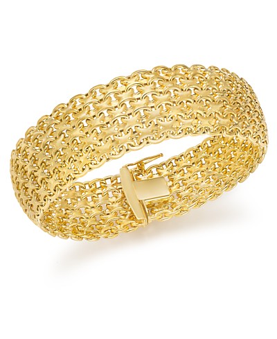 25cm Multistrand Bolo Bracelet in 10kt Yellow Gold