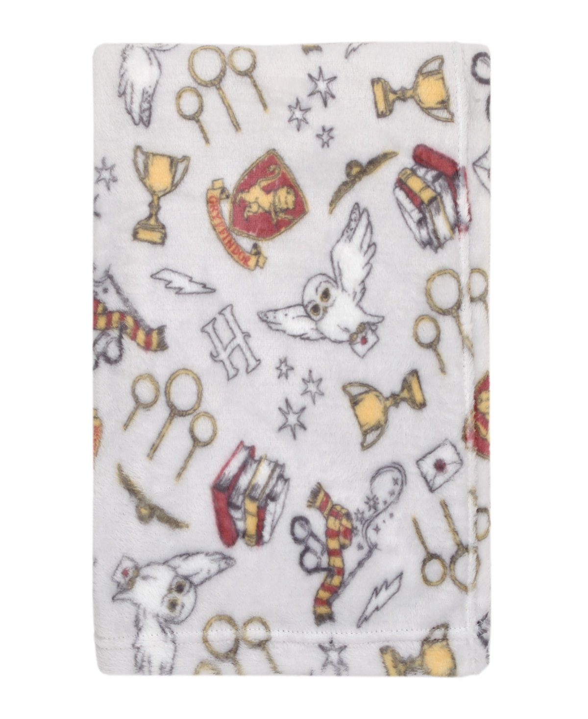 Warner Brothers Harry Potter Magical Moments Baby Blanket Bedding In Gray