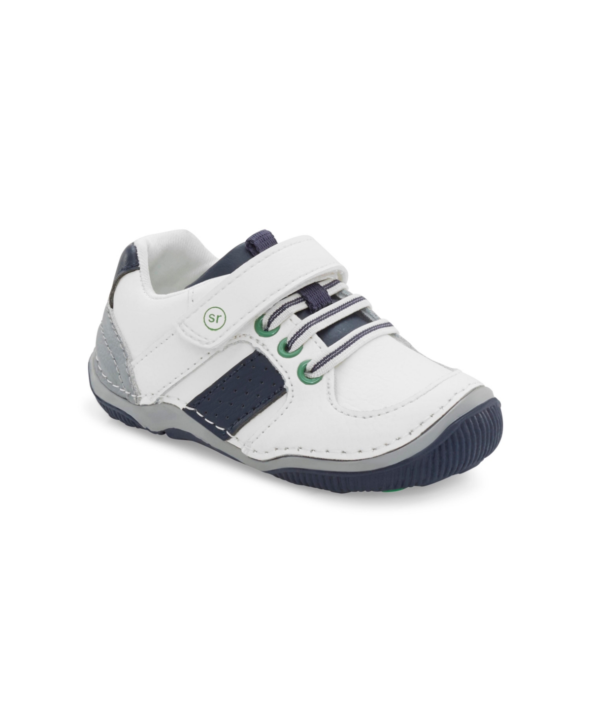 Shop Stride Rite Toddler Boys Srtech Wes Leather Sneakers In White