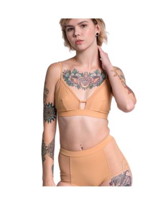 Plus Size Nude Shade Wireless Comfort Full Coverage Bralette