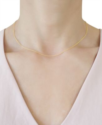 Bismark Link 16 Chain Necklace (1-1/3mm) in 14k Gold