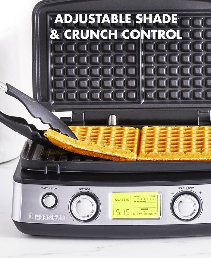 GreenPan Elite 2Square Belgian or Classic Waffle Maker Macy's
