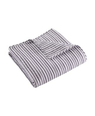 Tobago Stripe Reversible Quilted Throw, 50" x 60"