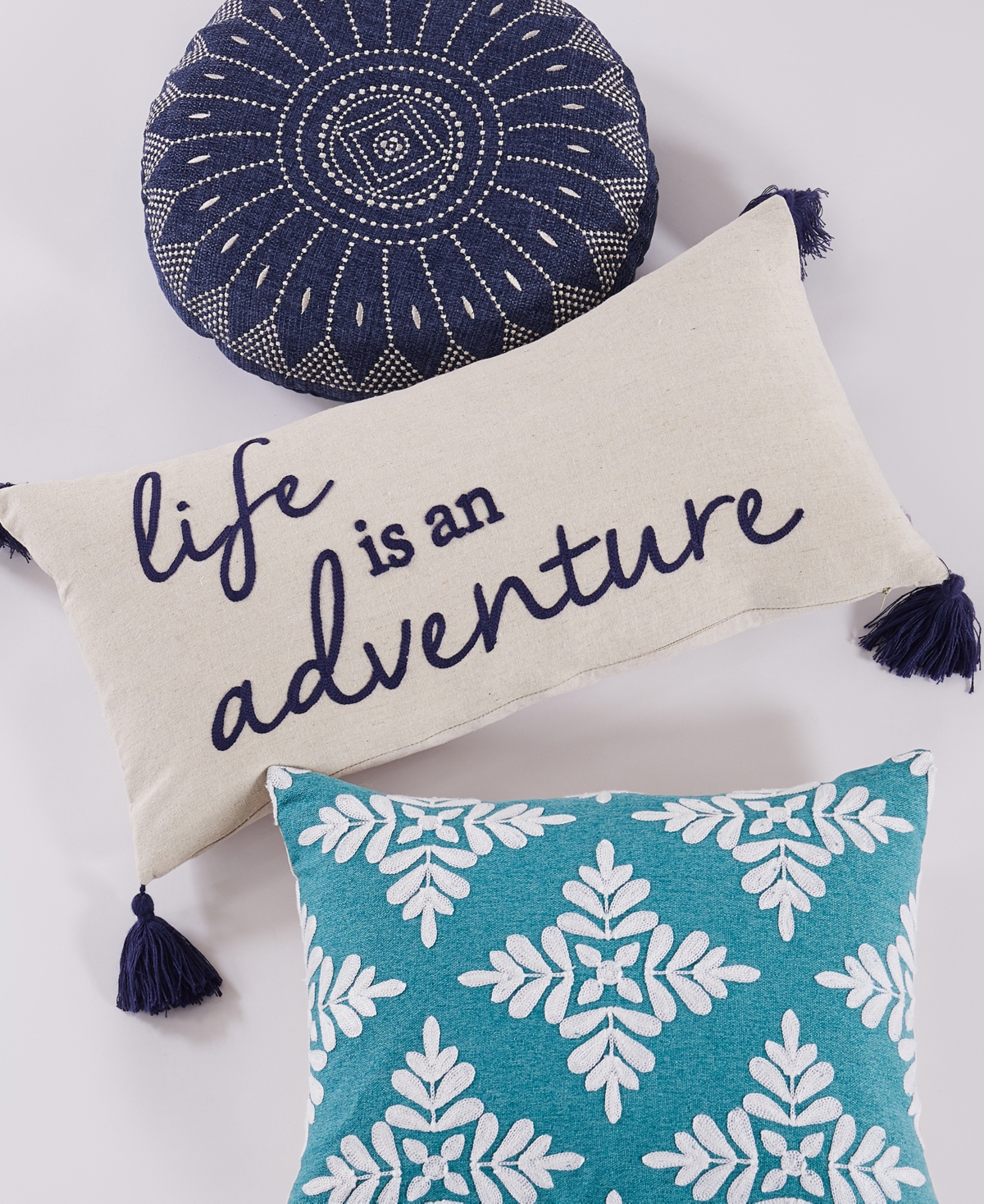 Levtex Bellamy Embroidered Pillow,