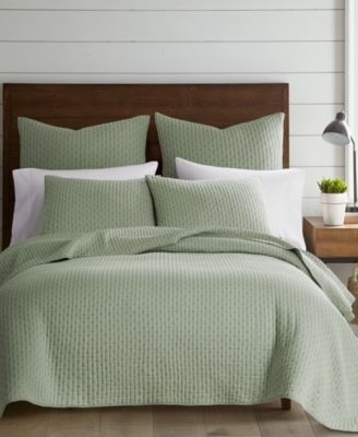 Cross Stitch Stitching 3-Pc. Quilt Set, Full/Queen