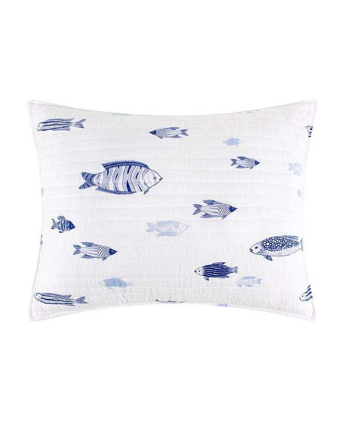 Levtex Home Indigo Tide Reversible 2 Piece Quilt Set, Twin/Twin XL