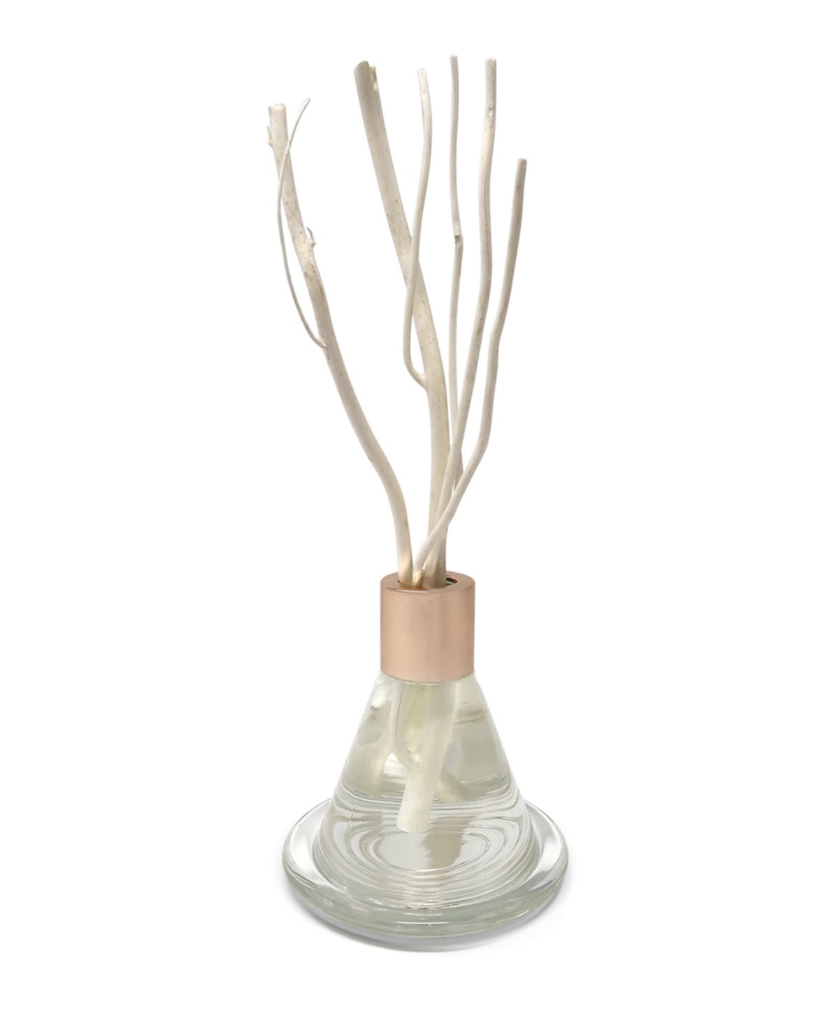 Clear Cone Shaped Reed Diffuser with Tray - Clear