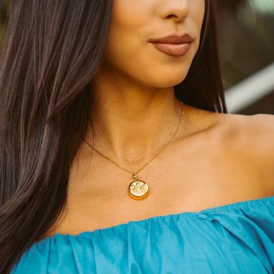 Personal Safety Device - Gold Chain Necklace