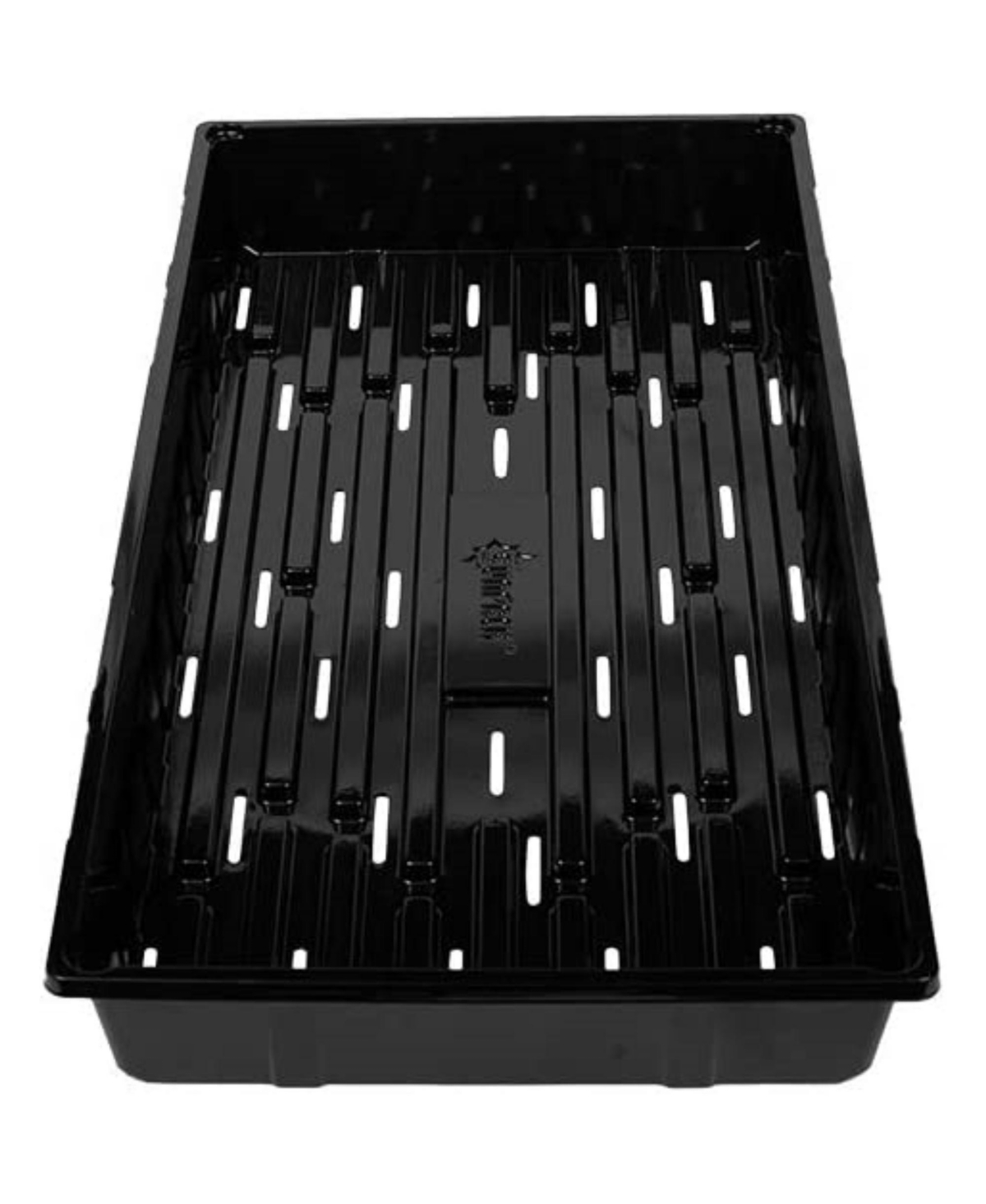 Sunpack Products Food Grade and Bpa Free, 10 Inches x 20 Inches Tray, with Drain Holes,- Black