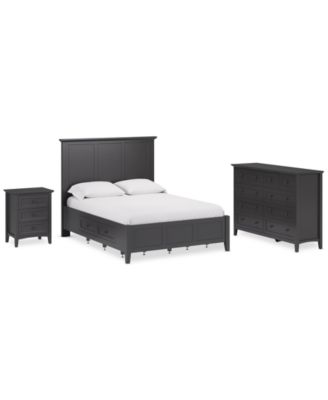 Hedworth King Storage 3-Pc. Set (Bed, Dresser &amp; Nightstand)