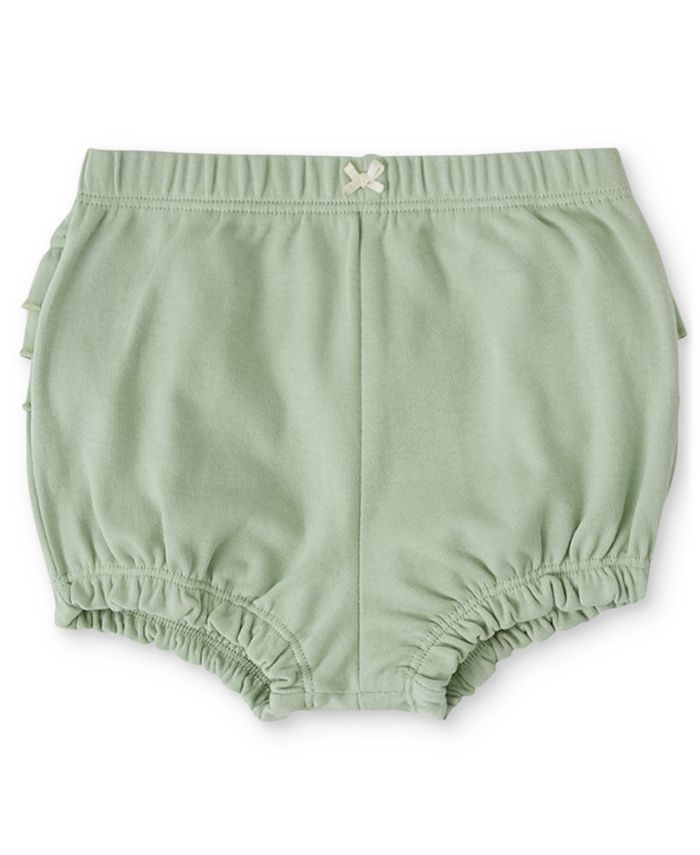 Koala Baby Baby Girls Ruffled Bloomer Shorts, Pack of 3 - Macy's