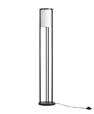 Charlton Glass Cylinder Shade Metal Floor Lamp