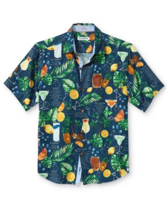 Tommy Bahama Men's Island Social Silk-Blend Short-Sleeve Shirt - Macy's