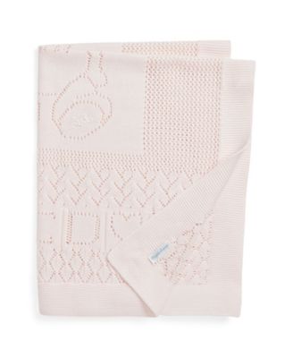 Polo Ralph Lauren Baby Boys or Girls Pointelle Knit Cotton Blanket