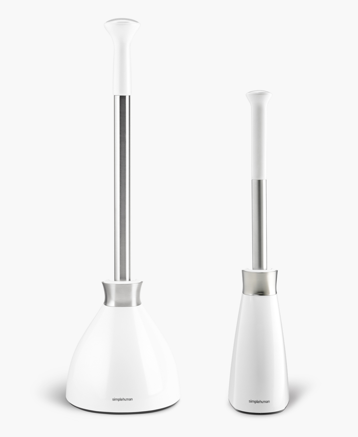 Shop Simplehuman Toilet Plunger Plus Toilet Brush In White