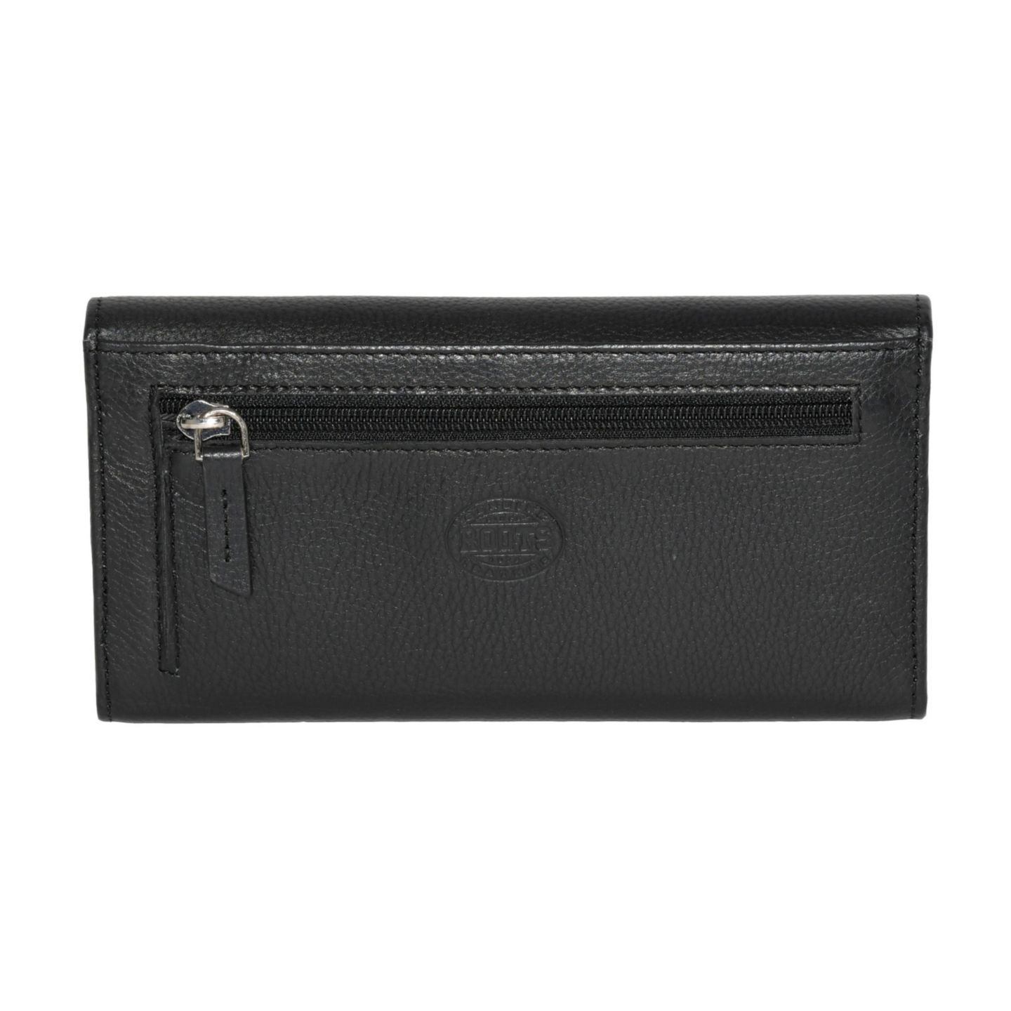 Женский кошелёк Roots Ladies Large Clutch Wallet w/ Removable Checkbook, цвет: Чёрный — фото 10