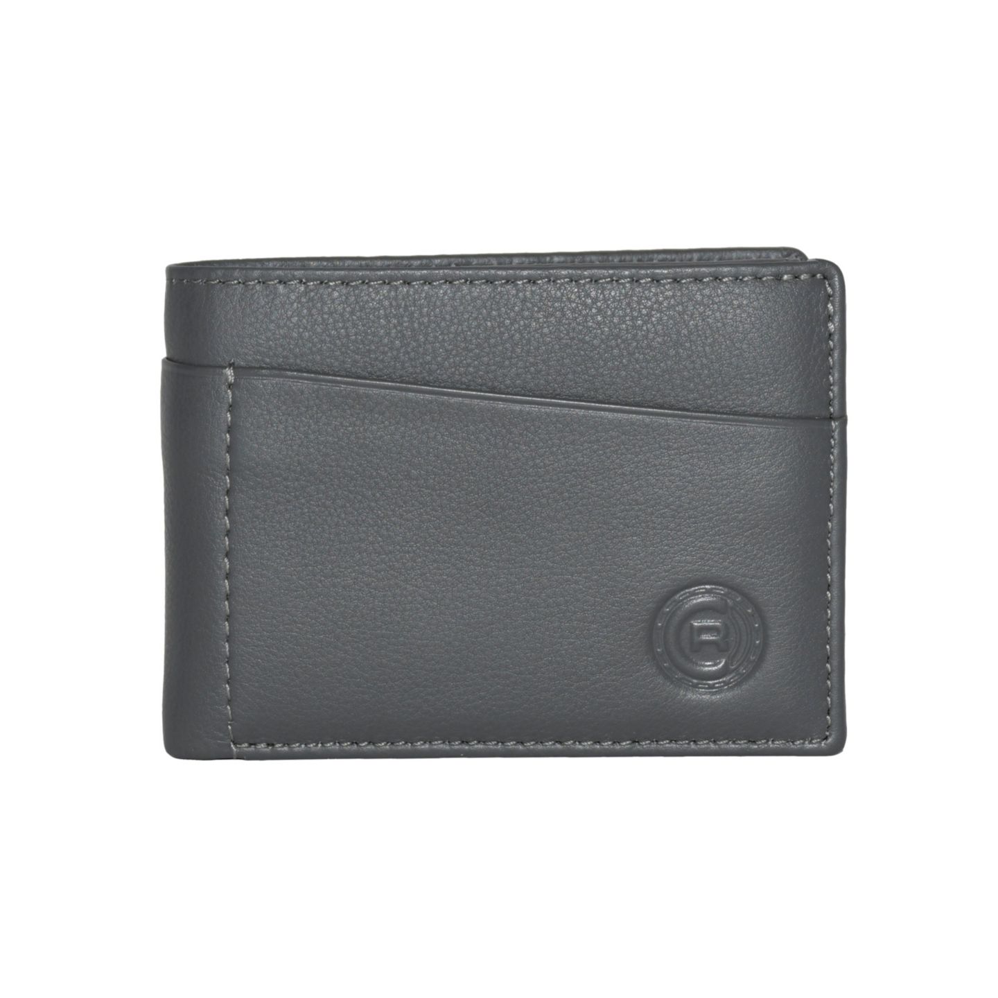 Мужской кошелёк Club Rochelier Slim Fold Wallet with Removable ID, цвет: Угольный — фото 1