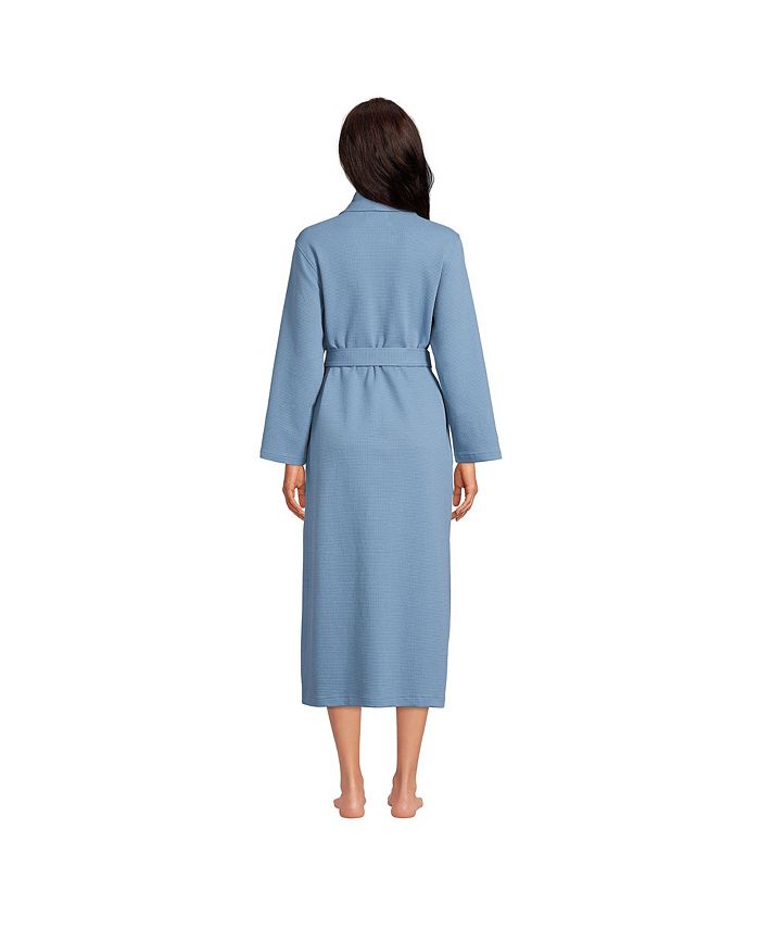 Lands' End Women's Waffle Long Robe & Reviews All Pajamas, Robes & Loungewear Women Macy's