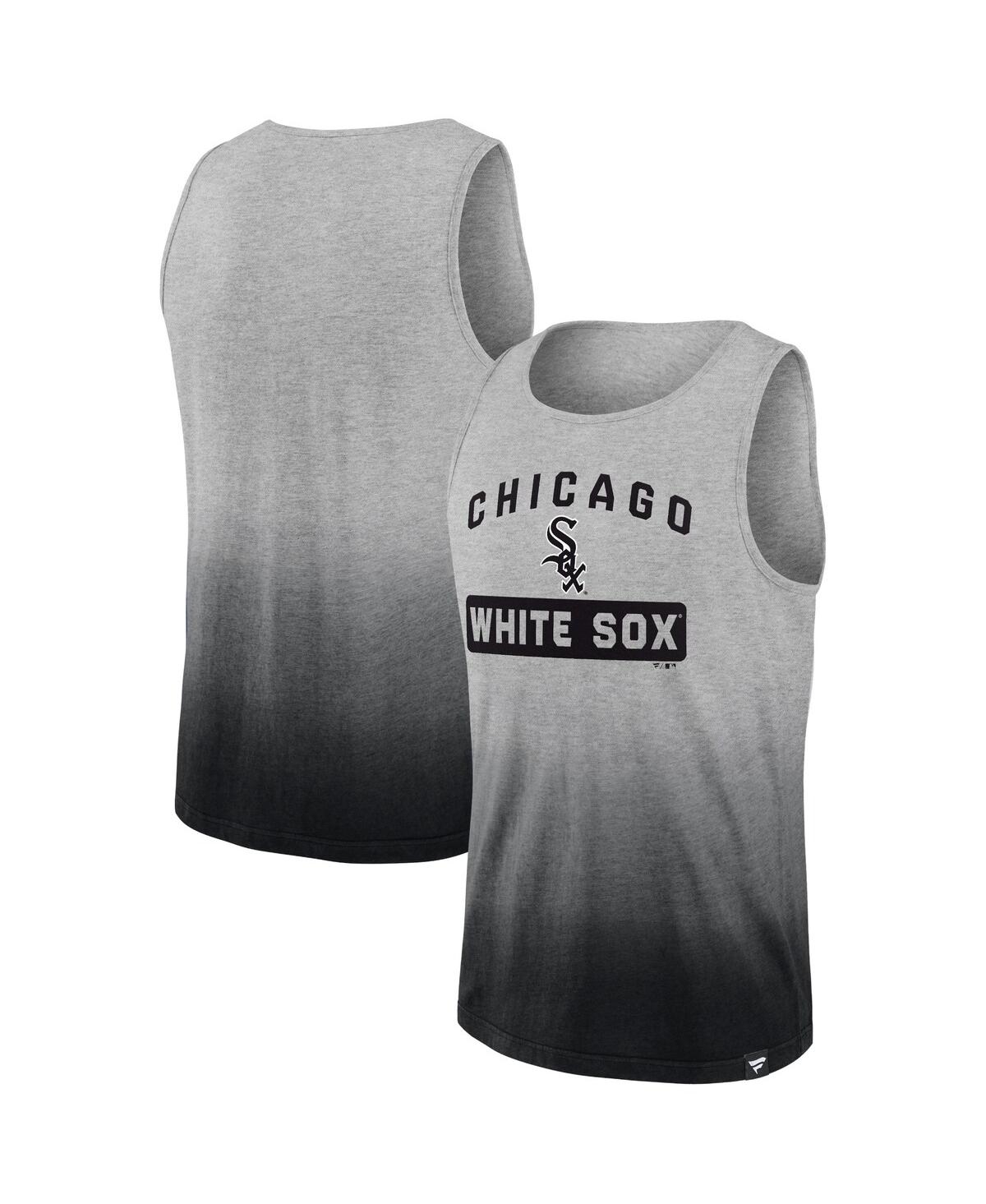 Shop Fanatics Men's  Gray, Black Chicago White Sox Our Year Tank Top In Gray,black