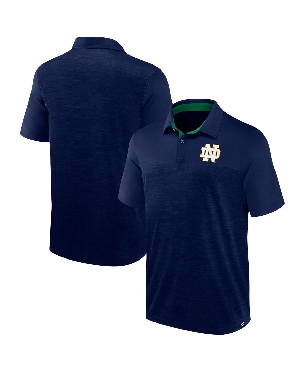Men's FanaticsNotre Dame Fighting Irish Classic Homefield Polo Shirt - Heather Navy